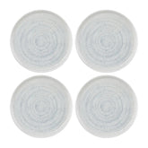 Froid dia.11" Round Gray Vitrified Plate (Set of 4)