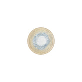 Smooth Reaction dia.6.25" Round Yellow Vitrified Plate (Set of 4)