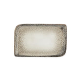 Spazio 13.75" x 8.25" x h:0" Rectangular Decorated Vitrified Platter (1 each)