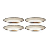 Spazio dia.6" h:1.25" 7 oz. Round Decorated Vitrified Deep Plate (Set of 4)