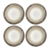 Spazio dia.10.75" Round Decorated Vitrified Plate (Set of 4)