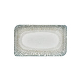 Vista 13.75" x 8.25" x h:0" Rectangular Blue Vitrified Platter (1 each)