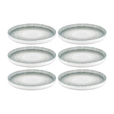 Vista dia.9" Round Green Vitrified Plate (Set of 6)