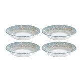 Vista dia.5" h:1" 5 oz. Round Green Vitrified Deep Plate (Set of 4)