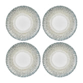 Vista dia.8.25" Round Green Vitrified Plate (Set of 4)