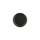 VIsion dia.7.5" Round Black Vitrified Plate (Set of 4)