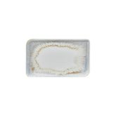 Wave 11.75" x 7" x h:0" Rectangular Blue Vitrified Platter (1 each)