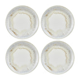 Wave dia.7.5" Round Blue Vitrified Plate (Set of 4)