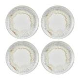 Wave dia.10.75" Round Blue Vitrified Plate (Set of 4)