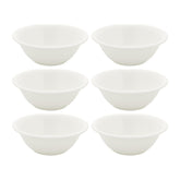 Gourmet dia.6" h:2" 12 oz. Round Warm White Vitrified Bowl (Set of 6)