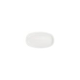 Gourmet 7.5" x 4.25" x h:1" Oval Warm White Vitrified Platter (1 each)