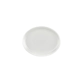 Gourmet 9.75" x 7.5" x h:1" Oval Warm White Vitrified Platter (Set of 4)