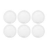 Gourmet dia.11.75" Round Warm White Vitrified Plate (Set of 6)