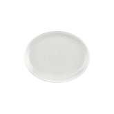 Gourmet 12.25" x 9.5" x h:1" Oval Warm White Vitrified Platter (1 each)