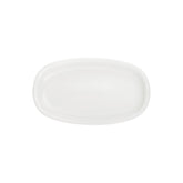 Gourmet 13.5" x 8" x h:1.5" Oval Warm White Vitrified Platter (1 each)
