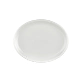 Gourmet 14.25" x 11" x h:1.25" Oval Warm White Vitrified Platter (1 each)