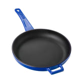 Turgla Cast Iron dia.7.75" h:1" Round Blue Cast Iron Pan (1 each)