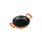 Turgla Cast Iron dia.6.75" h:1" Round Orange Cast Iron Pan (1 each)