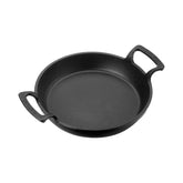 Turgla Cast Iron dia.7.75" h:1" Round Black Cast Iron Pan