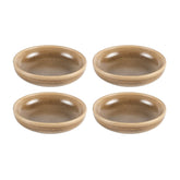 Terra Pott dia.4.25" h:1" 4 oz. Round Brown Vitrified Bowl (Set of 4)