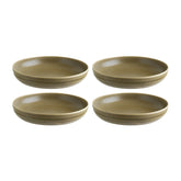 Terra Pott dia.9" h:1.75" 36 oz. Round Brown Vitrified Bowl (Set of 4)