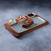 Turgla Wood 15.75" x 10.75" Rectangular Brown Wood Serving (1 each)