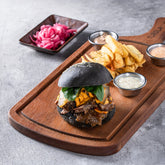 Turgla Wood 19" x 9" Rectangular Brown Wood Serving (1 each)