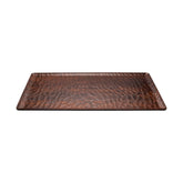 Turgla EcoGrain 20.75" x 12.75" x h:0.5" Rectangular Brown Composite Platter (1 each)