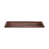 Turgla EcoGrain 20.75" x 6.25" x h:0.5" Rectangular Brown Composite Platter (1 each)