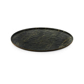 Turgla EcoGrain dia.13.75" Round Black Composite Plate (Set of 4)