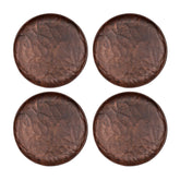 Turgla EcoGrain dia.8.25" Round Brown Composite Plate (Set of 4)
