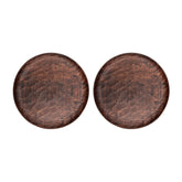 Turgla EcoGrain dia.9.75" Round Brown Composite Plate (Set of 2)