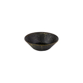Turgla EcoGrain dia.7.5" h:2.25" 32 oz. Round Black Composite Bowl (Set of 4)