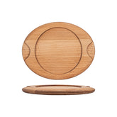 Round Brown Underliner dia.9.25" h:0.75"