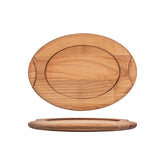 Oval Brown Underliner 10" x 7" x h:0.75"