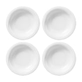 X-tanbul dia.8.5" h:1.25" 15 oz. Round White Porcelain Bowl (Set of 4)