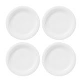 X-tanbul dia.9" Round White Porcelain Plate (Set of 4)