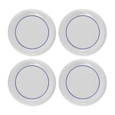 X-tanbul dia.9" Round Decorated Porcelain Plate (Set of 4)