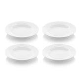 Delta dia.9.25" h:1.75" 13 oz. Round White Porcelain Bowl (Set of 4)