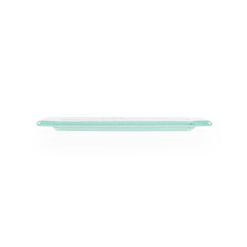 Turgla Fusion Glass 13" x 8" x h:0.5" Rectangular Clear Glass Platter (1 each)