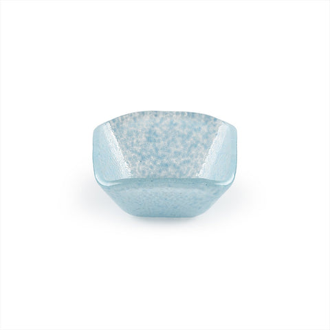 Glass Dinnerware 2.25" x 2.25" x h:1.5" 2 oz. Square Blue Glass Ramekin (Set of 6)