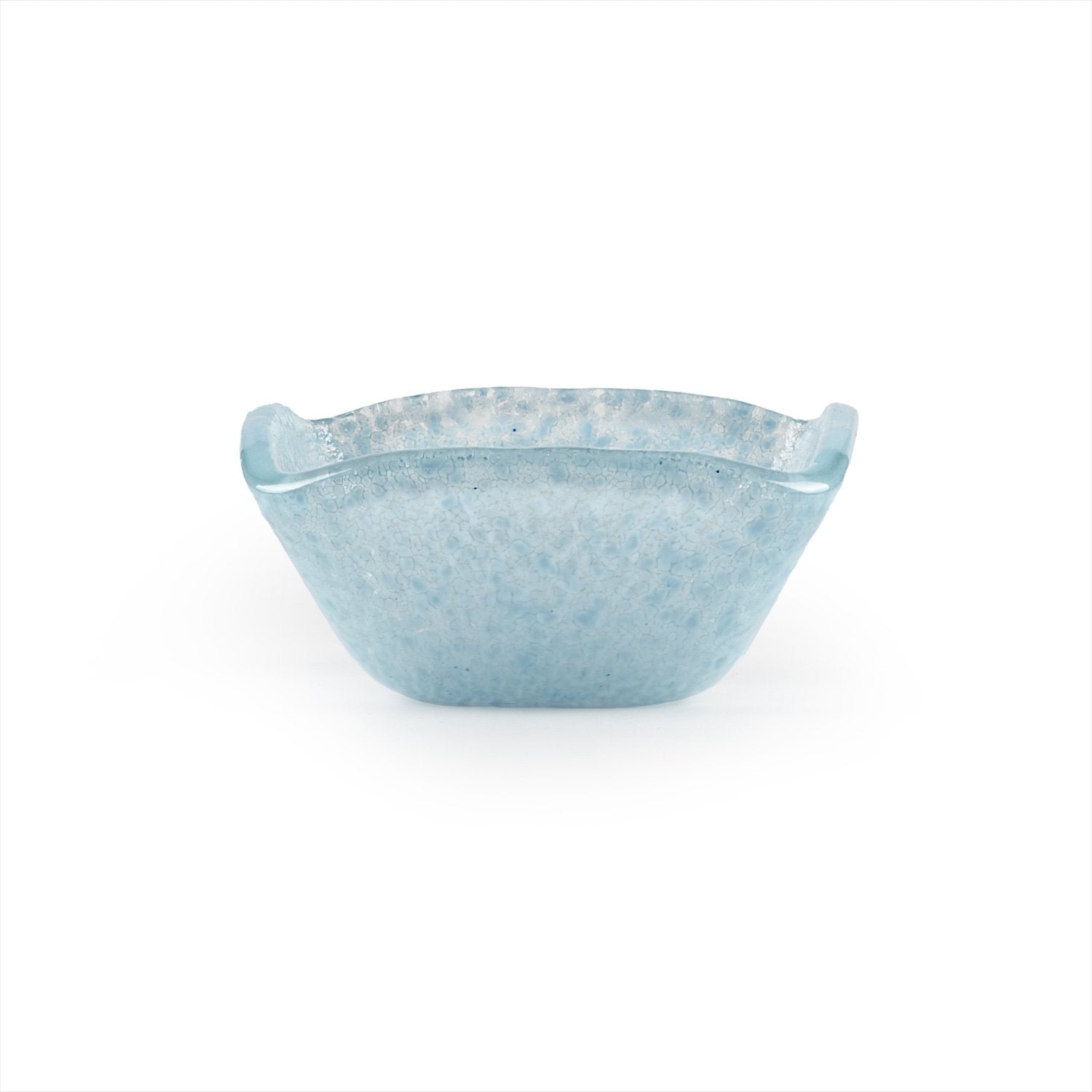 Glass Dinnerware 2.25" x 2.25" x h:1.5" 2 oz. Square Blue Glass Ramekin (Set of 6)