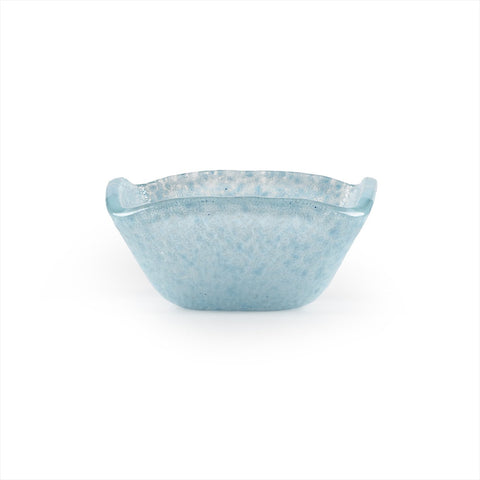 Glass Dinnerware 2.25" x 2.25" x h:1.5" 2 oz. Square Blue Glass Ramekin (Set of 6)
