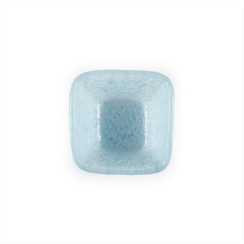 Glass Dinnerware 2.25" x 2.25" x h:1.5" 2 oz. Square Blue Glass Ramekin (Set of 6)