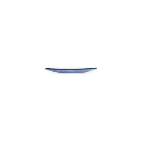 Glass Dinnerware 7.75" x 7.75" Square Blue Glass Plate (Set of 2)