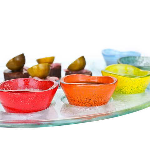 Mini Round Rainbow Ramekins (Set of 8)