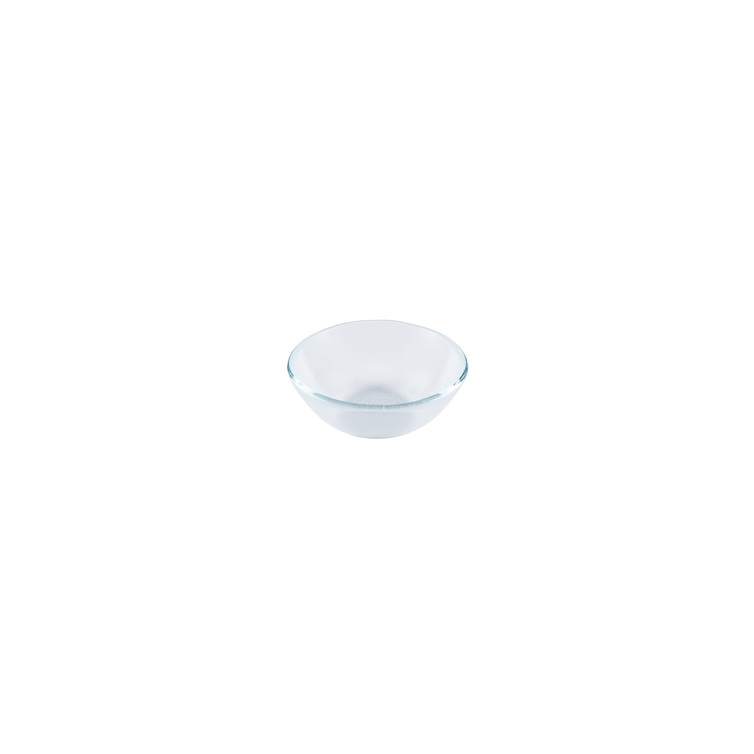 Glass Dinnerware dia.5.5" h:2" 14 oz. Round Clear Glass Bowl (Set of 2)
