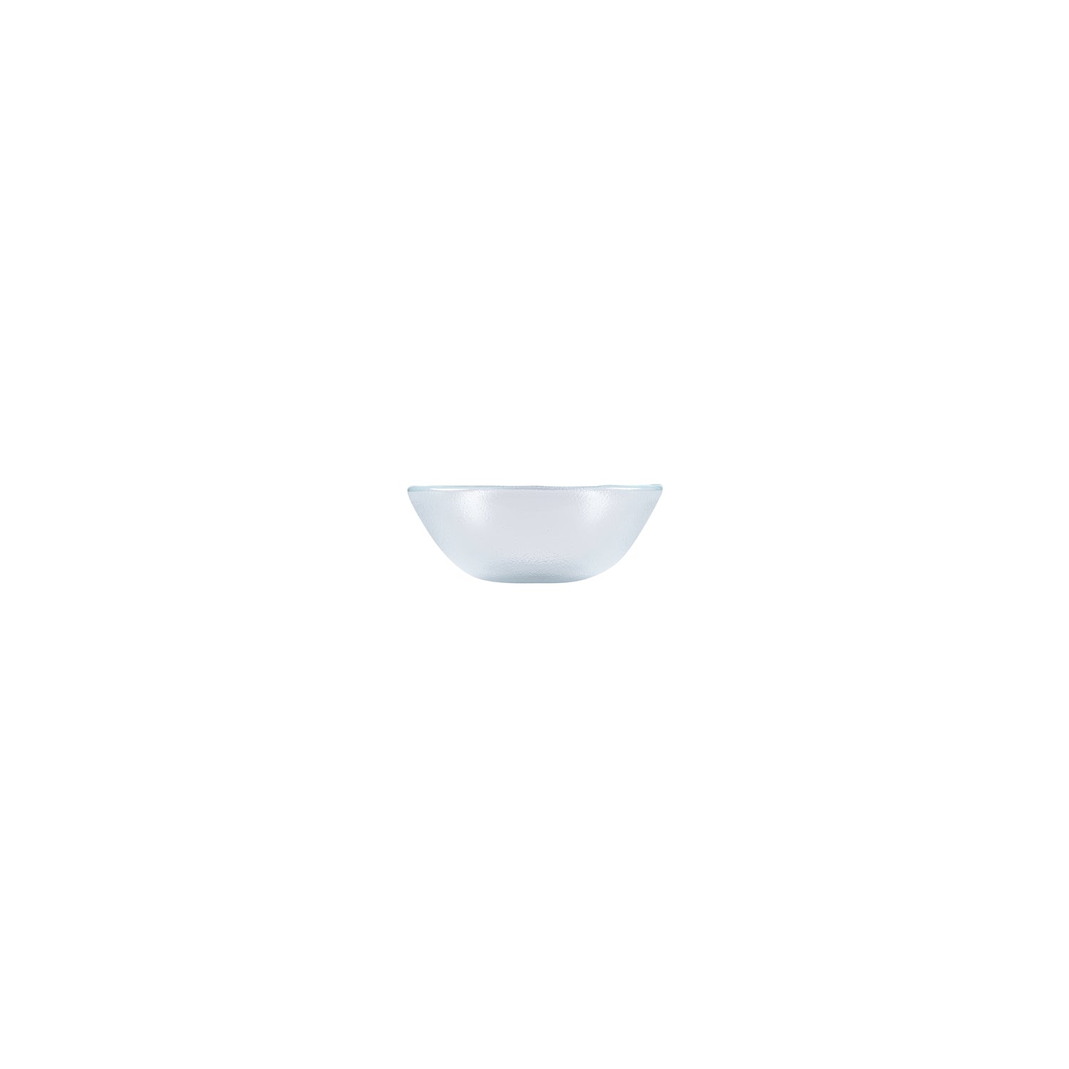Glass Dinnerware dia.5.5" h:2" 14 oz. Round Clear Glass Bowl (Set of 2)