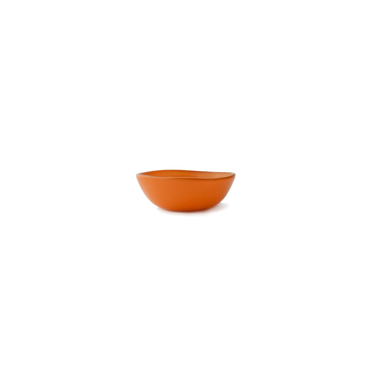 Glass Dinnerware dia.5.5" h:2" 14 oz. Round Turmeric Glass Bowl (Set of 4)