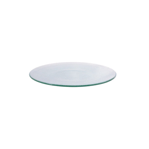 Glass Dinnerware dia.6" Round Clear Glass Plate (Set of 4)